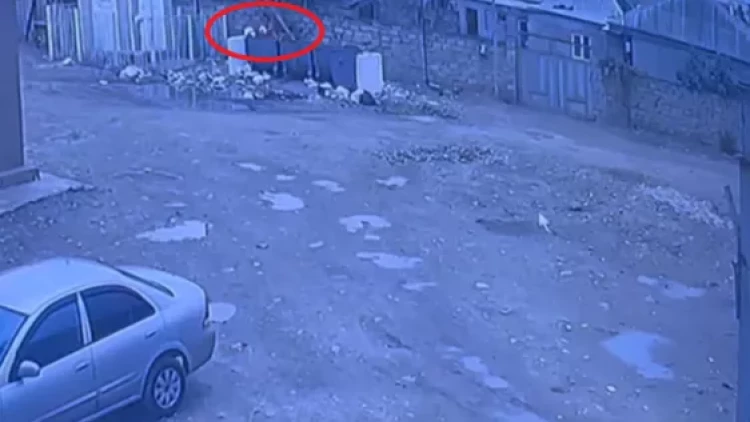 DƏHŞƏT: ana körpəsini zibil qutusuna belə atdı - ANBAAN VİDEO