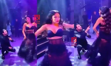 Nadir Çinarənin toyunda Dilarənin önündə diz çökdü - ANBAAN VİDEO