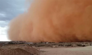 İranda qum fırtınası 1047 nəfəri xəstəxanalıq edib