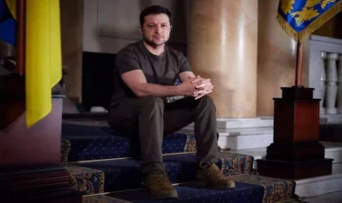 Zelenski Litvanın birinci ledisini öpdü, öz xanımı əsəbiləşdi - VİDEO