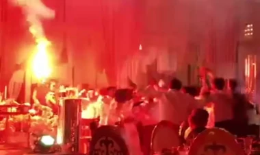 Bakıda keçirilən bu toy gündəm oldu - Bəyin dostları... - VİDEO