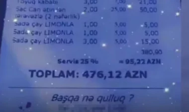 Restoran menyularında servis haqqı qeyd olunmalıdırmı? - VİDEO