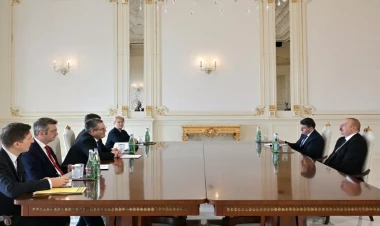 İlham Əliyev Almaniya Xarici İşlər Nazirliyinin dövlət nazirini qəbul edib