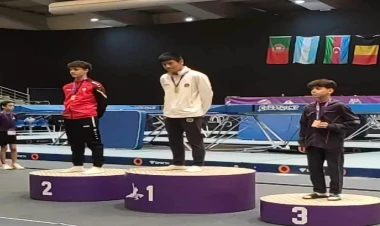 Gimnastlarımız Portuqaliyada gümüş və bürünc medallar qazanıblar - FOTO