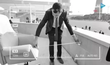 Paradda liderlərin əyləşdiyi yer belə hazırlanıb - VİDEO