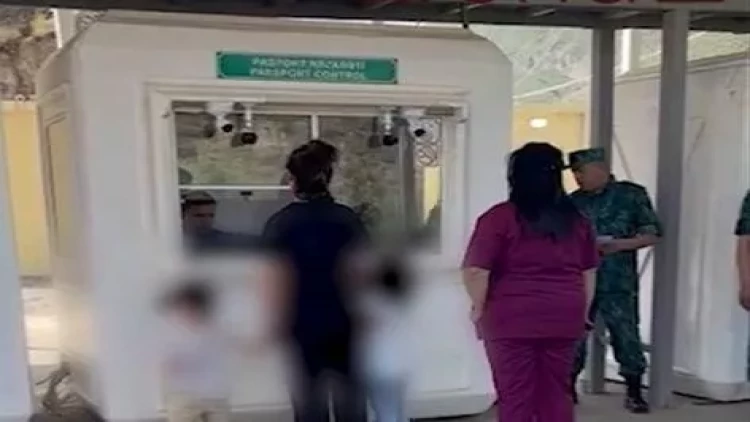 Mülki ermənilər Laçındakı sərhəd-buraxılış məntəqəsindən sərbəst keçirlər - VİDEO