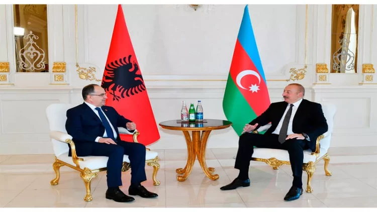 Azərbaycan və Albaniya prezidentlərinin təkbətək görüşü keçirilib - FOTO