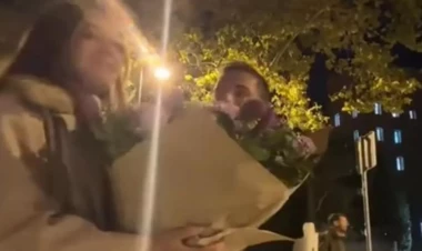 Video çəkirdilər, anidən Messi peyda oldu - VİDEO