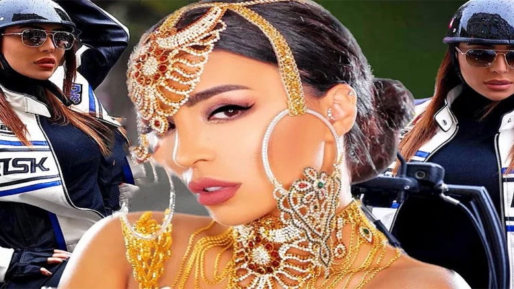 Motosiklet sürən Renka: 