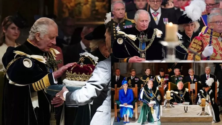 III Çarlzın ikinci tacqoyma mərasimi oldu - FOTO