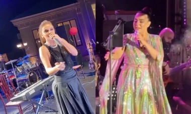 Şəmkirə toya gələn Ebru Günellə eyni səhnəyə çıxmaq istəməyib - VİDEO