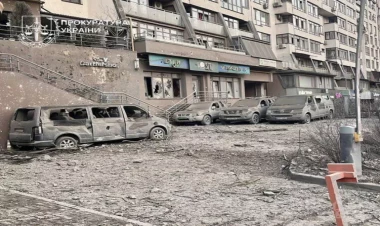 Kiyevə raket hücumu zamanı Azərbaycanın Ukraynadakı səfirliyinə ciddi ziyan dəydi - YENİLƏNİB - FOTOlar