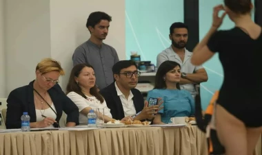 Fərid Qayıbov bədii gimnastika üzrə yığmanın məşqlərində olub - FOTO