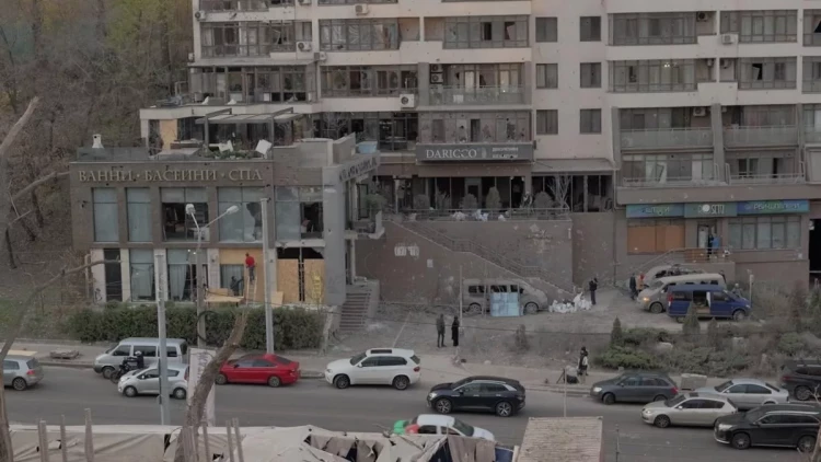 Azərbaycanın hücuma məruz qalan səfirliyindən FOTOLAR