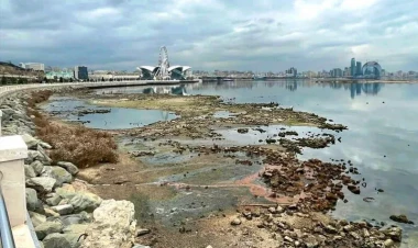 Xəzər dənizi geri çəkilir