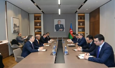 Ceyhun Bayramov Hasan Kleyblə görüşüb - FOTO