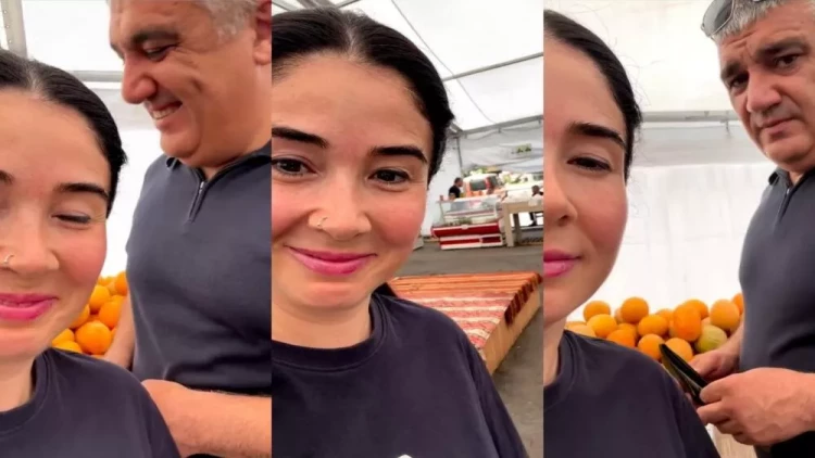 Elnarə həyat yoldaşı ilə bazardan görüntüsünü paylaşdı