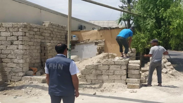 Xəzər rayonunda qanunsuz tikintilərin qarşısı alınıb - VİDEO - FOTO