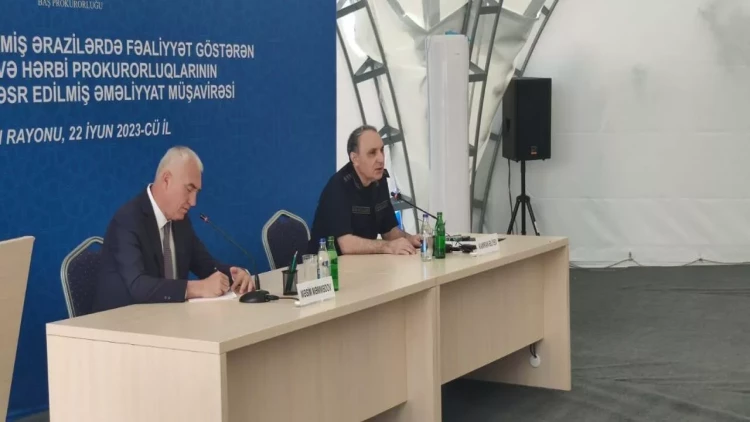 Kamran Əliyev Laçında əməliyyat müşavirəsi keçirib - FOTO