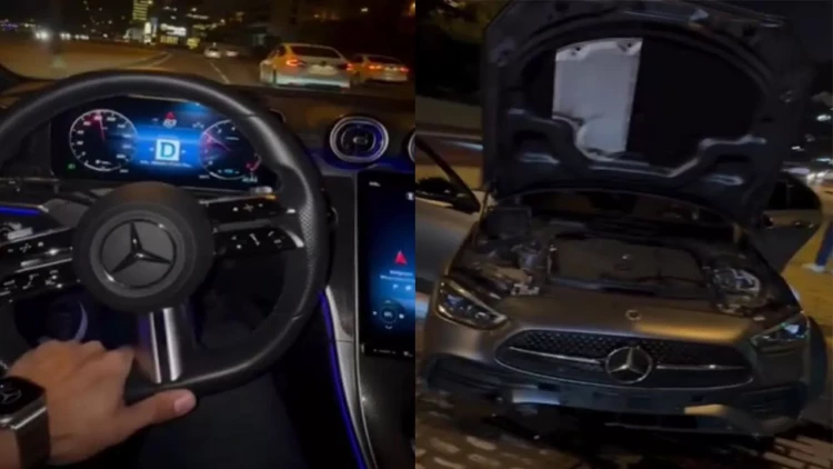 Hidayət həmin “Mercedes”lə qəza törətdi - DYP xəbərdarlıq etdi - VİDEO