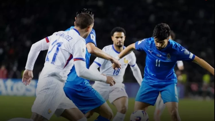 Azərbaycanlı futbolçular fransızları 