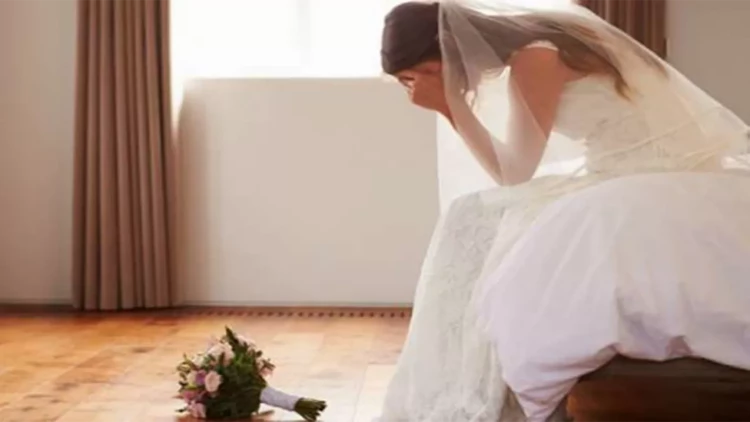 40 kiloluq gəlinlikdə 47 kiloluq gəlinin ÇƏTİN ANLARI - VİDEO