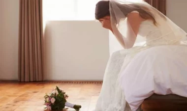 40 kiloluq gəlinlikdə 47 kiloluq gəlinin ÇƏTİN ANLARI - VİDEO