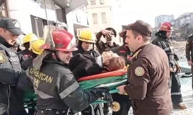 Partlayışda yaralananlar belə xilas olundu - VİDEO