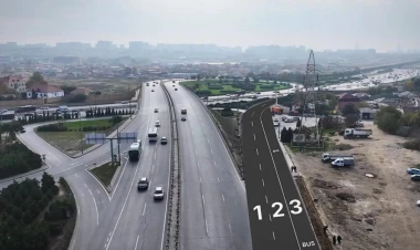 Zabrat yoluna da avtobus zolağı çəkildi