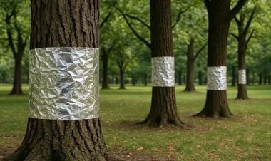 Bağınızdakı ağacların gövdəsinə alüminium folqa bükün