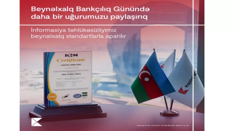 Kapital Bank-dan Beynəlxalq Bankçılıq Günündə daha bir uğur