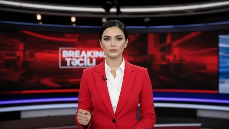 Süni intellekt efirə çıxır - Xəbər təqdim edəcək - VİDEO