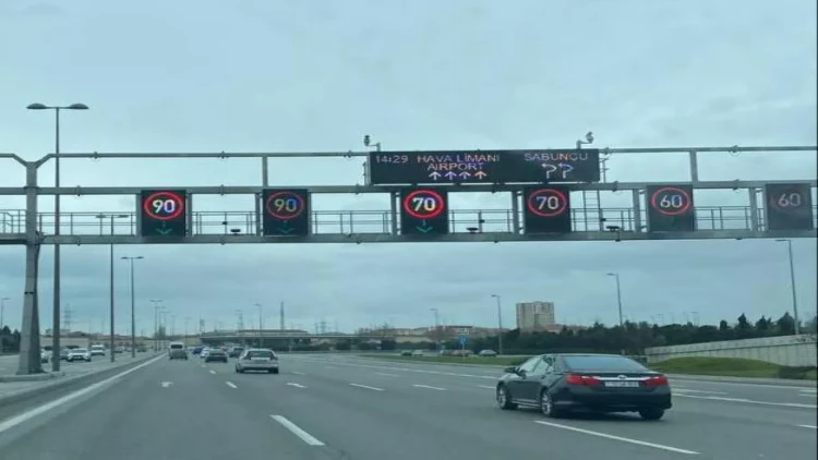 Hava Limanı yolunda sürət həddi endirildi