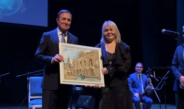 Gəncə Dövlət Filarmoniyasında Mənsum İbrahimovun 65 illik yubileyinə həsr olunmuş möhtəşəm konsert proqramı keçirilmişdir - FOTO