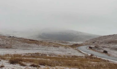 Naxçıvana qar yağıb