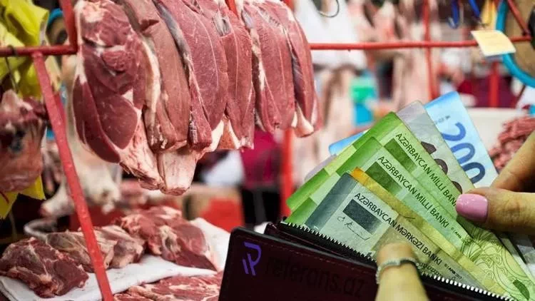 Bakıda ət bahalaşıb bu qiymətə OLDU