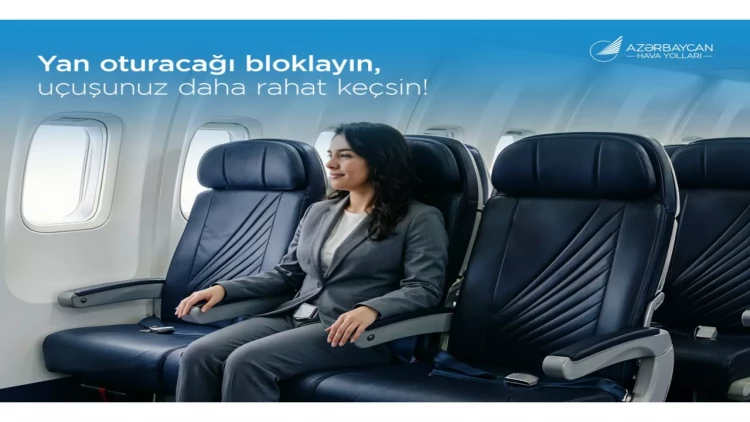 AZAL səyahət rahatlığını artırır: sərnişinlər artıq yan oturacağı əvvəlcədən bloklaya bilərlər