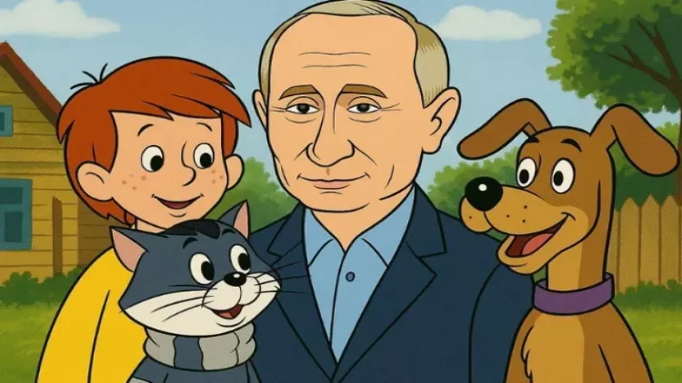 Putin cizgi filmi qəhrəmanı oldu - FOTO