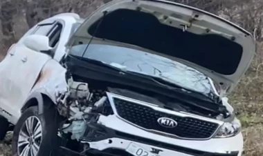 Ağcabədidə ağır qəzaya - Yaralılar var - FOTO