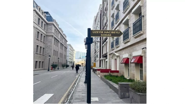 Ankarada küçələrdən birinə Üzeyir Hacıbəylinin adı verilib - FOTO