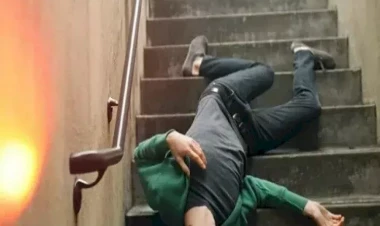 64 yaşlı kişi pilləkəndən yıxılıb öldü