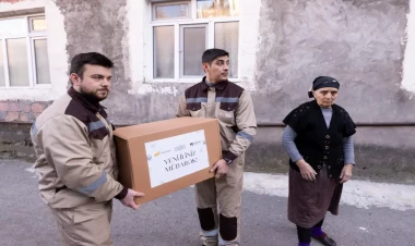 Daşkəsəndə şəhid ailələrinə bayram sovqatları təqdim edilib - FOTO