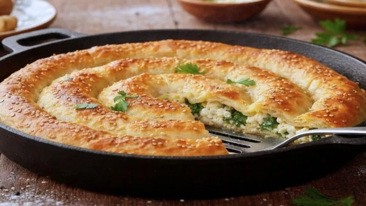 Qəfil qonaq üçün 10 dəqiqəlik tava börəyi resepti