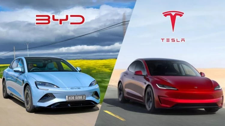 Tesla taxtdan endi: Elektromobil bazarında yeni lider BYD-dir