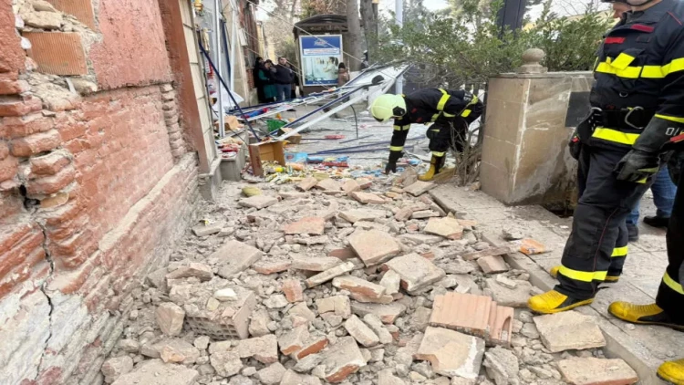 Qazaxda evdə partlayış - Yaralanan var - VİDEO- FOTO