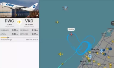 Moskvaya uçan təyyarə qəza siqnalı verdi - Eniş edə bilmir - VİDEO