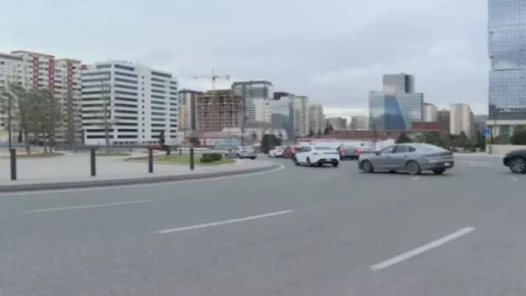 Bakıda yeni yol çəkilir - Sürücülərin işi asanlaşacaq - VİDEO