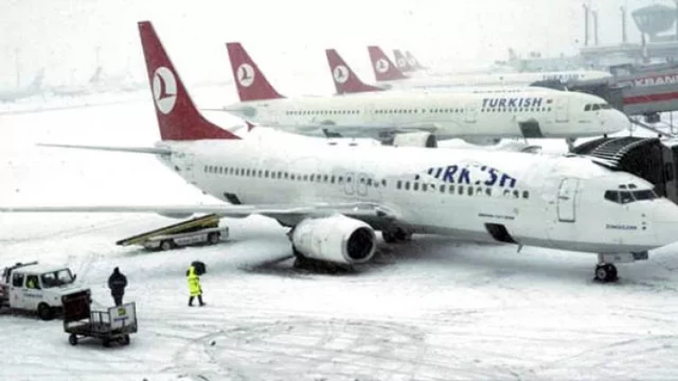 İstanbul aeroportlarında 124 reys ləğv edildi