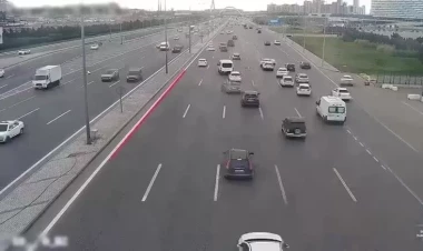 Aeroport yolundakı qəza hərəkəti 