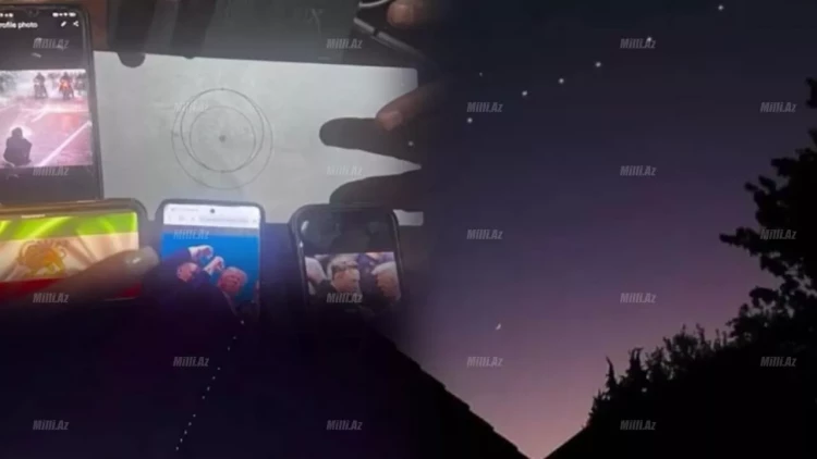 Lənkəranda görülən işıqlar görün nə imiş - VİDEO